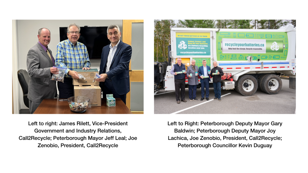 Call2Recycle and the City of Peterborough bring battery recycling to