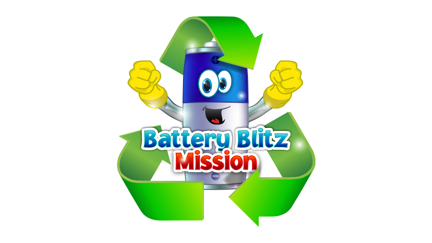 Earth Rangers Battery Blitz Mission Logo