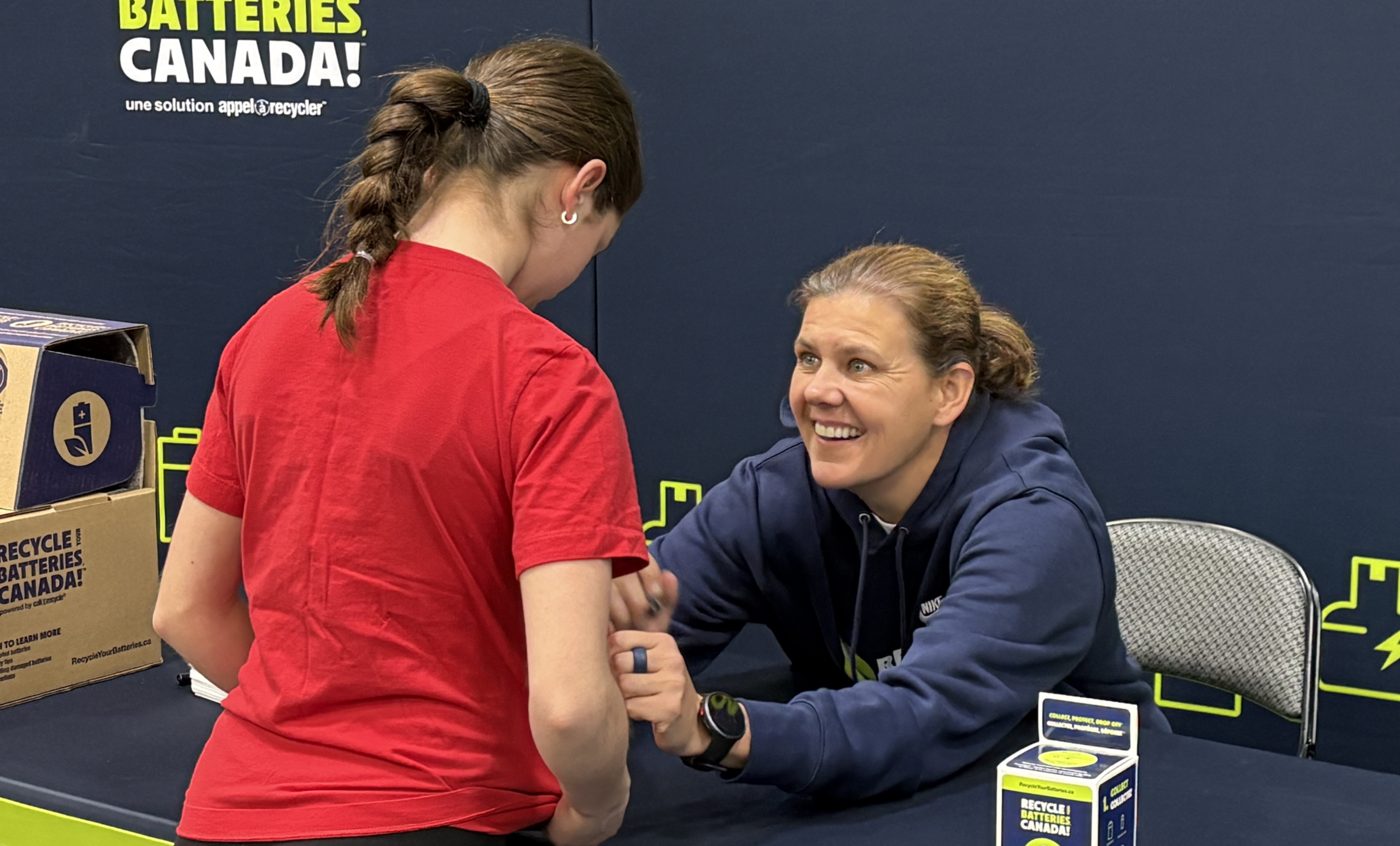 Christine Sinclair at the FDSA